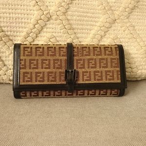 Fendi tri fold wallet